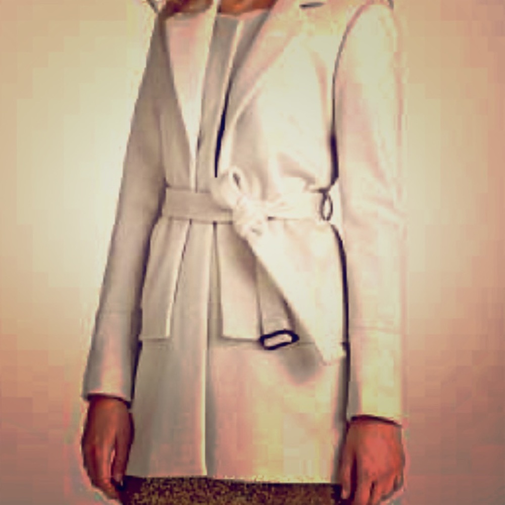 J. Crew Gray 100% Wool Coat